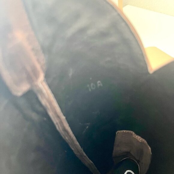 Rod Patrick Womens Cowboy Boots 10A Brown Perro Loco Leather Blunt Toe Tall Top - Picture 9 of 12